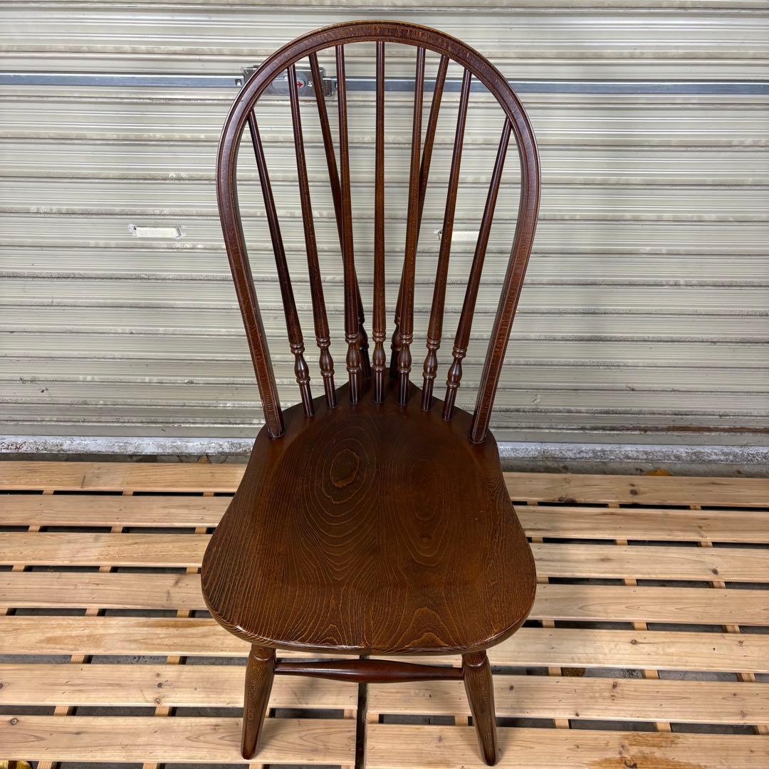 【送料込】秋田木工　ヴィンテージチェア　ダイニングチェア　椅子　アンティーク④