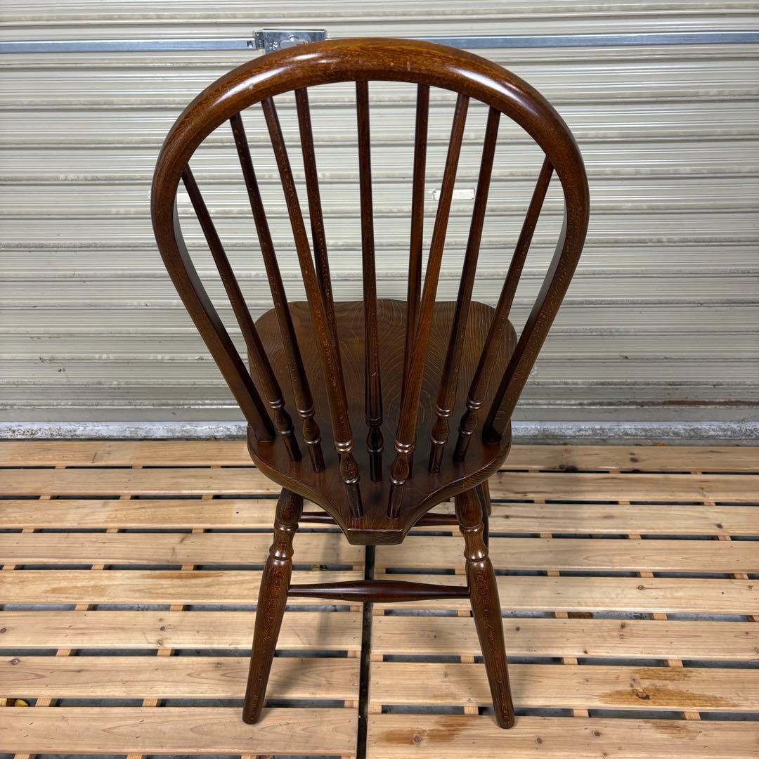 【送料込】秋田木工　ヴィンテージチェア　ダイニングチェア　椅子　アンティーク④