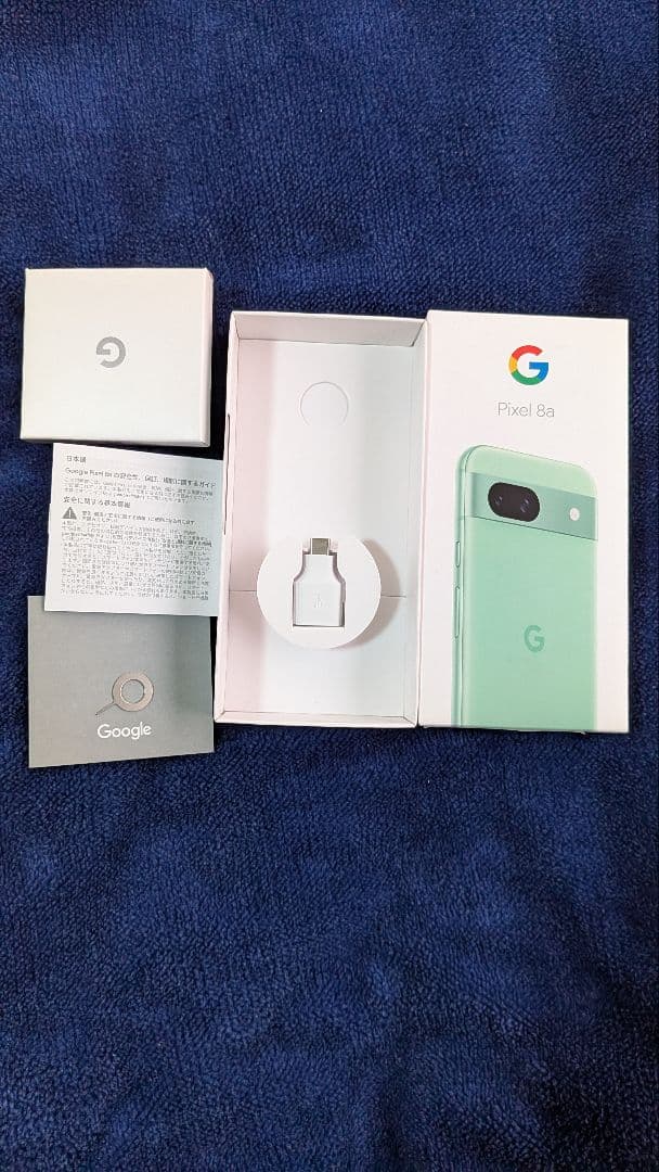 【美品】Pixel8a google アロエ スマホケース付き　シムフリー