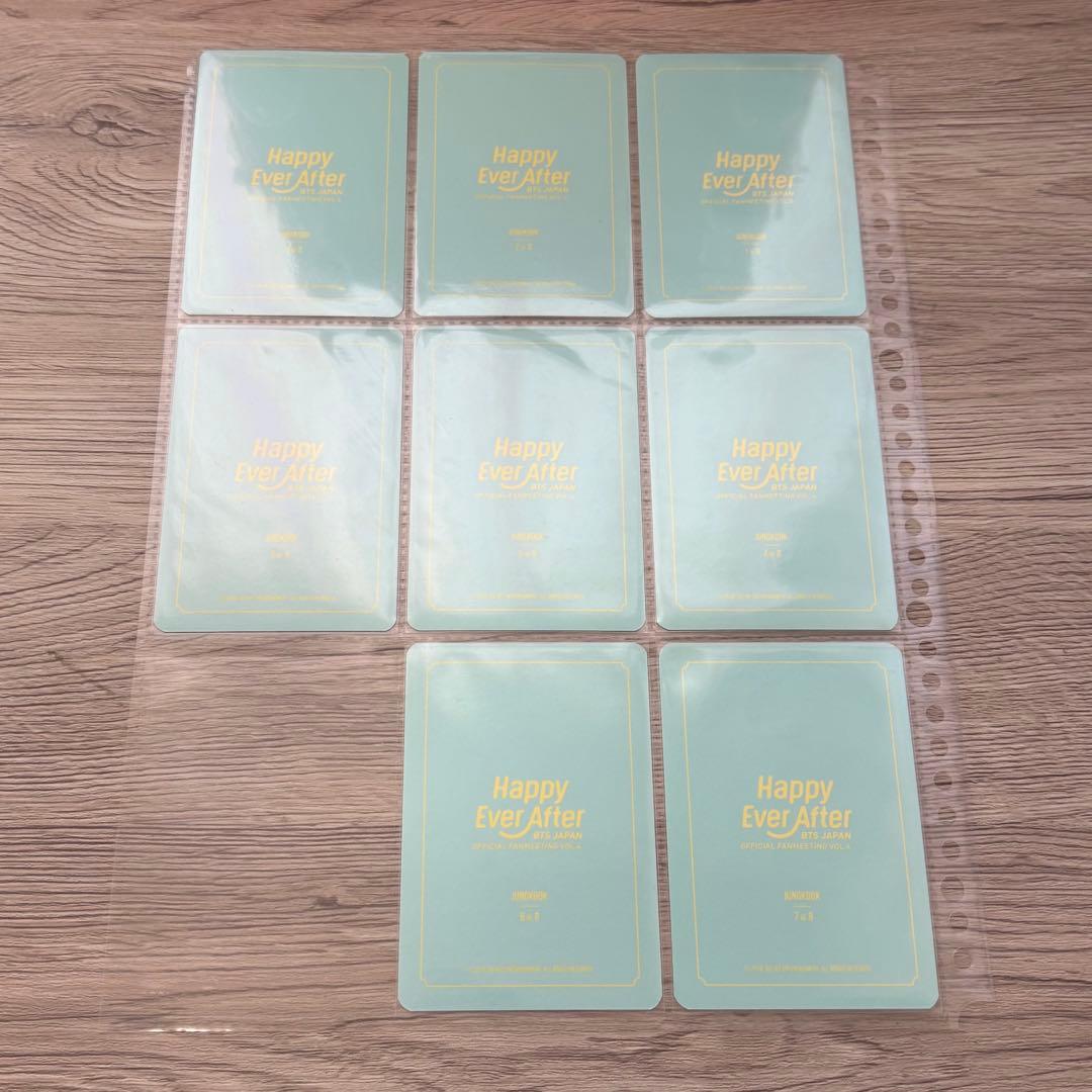 BTS Happy Ever After ジョングク ミニフォト コンプリート