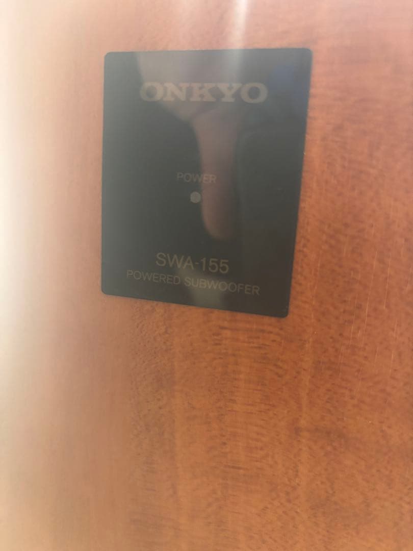 ONKYO SWA-155 サブウーファー & PR-155 AVコントローラー