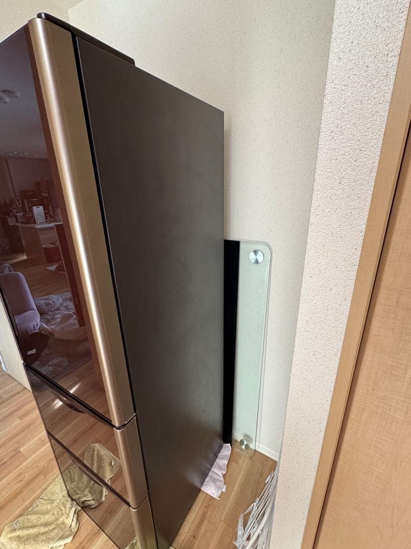 ☆設置送料込日立 冷蔵庫クリスタルブラウンR-S3800GV XT 2017年製