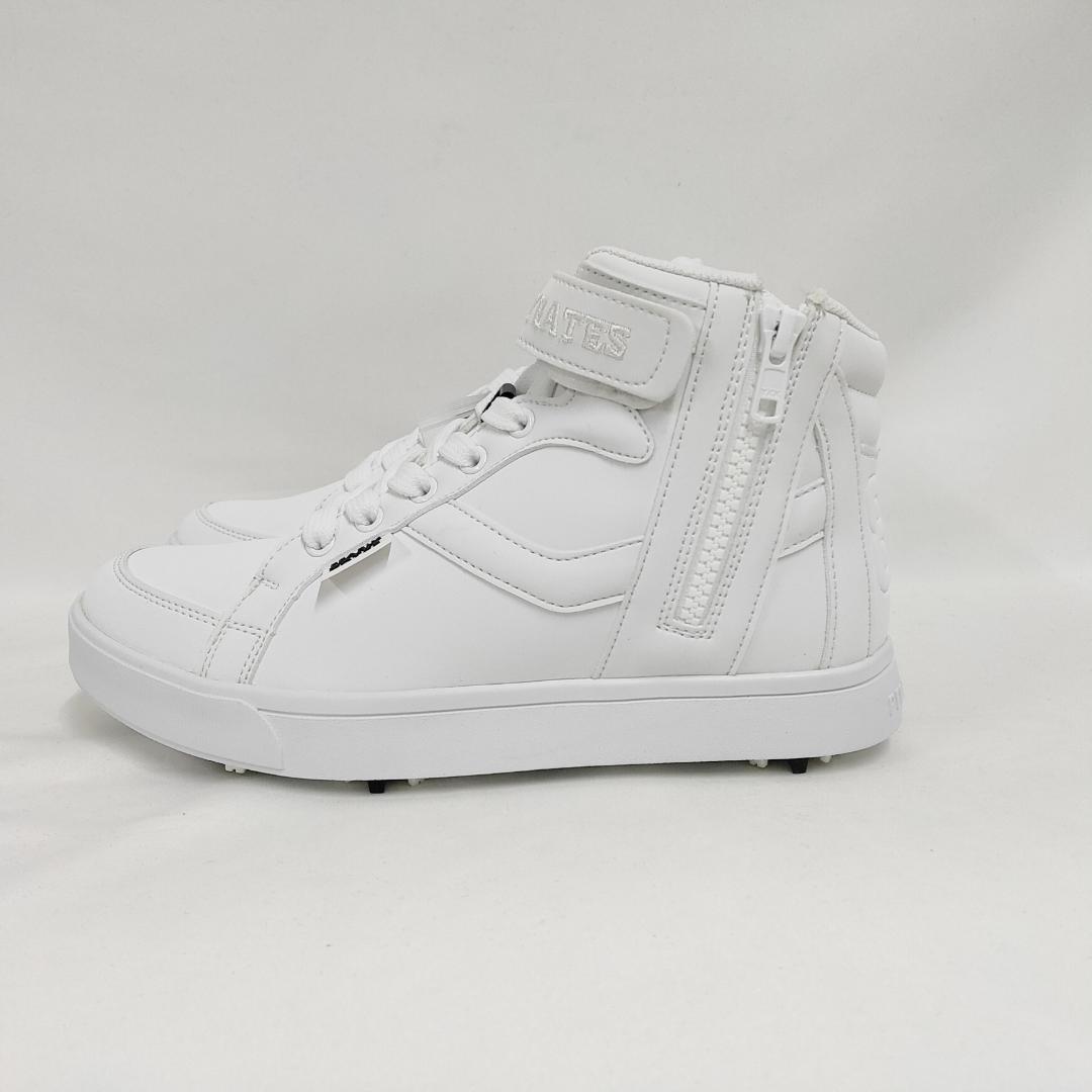 ○★新品 未使用 パーリーゲイツ ミドルカット ゴルフシューズ ホワイト23cm