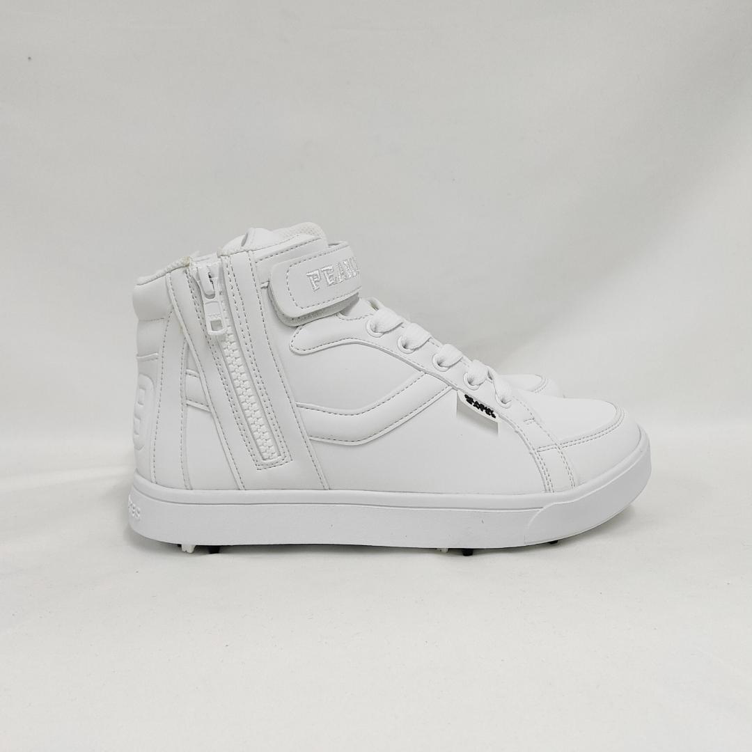 ○★新品 未使用 パーリーゲイツ ミドルカット ゴルフシューズ ホワイト23cm