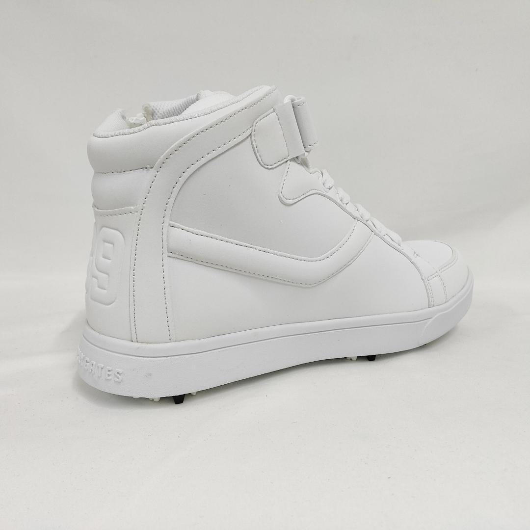 ○★新品 未使用 パーリーゲイツ ミドルカット ゴルフシューズ ホワイト23cm