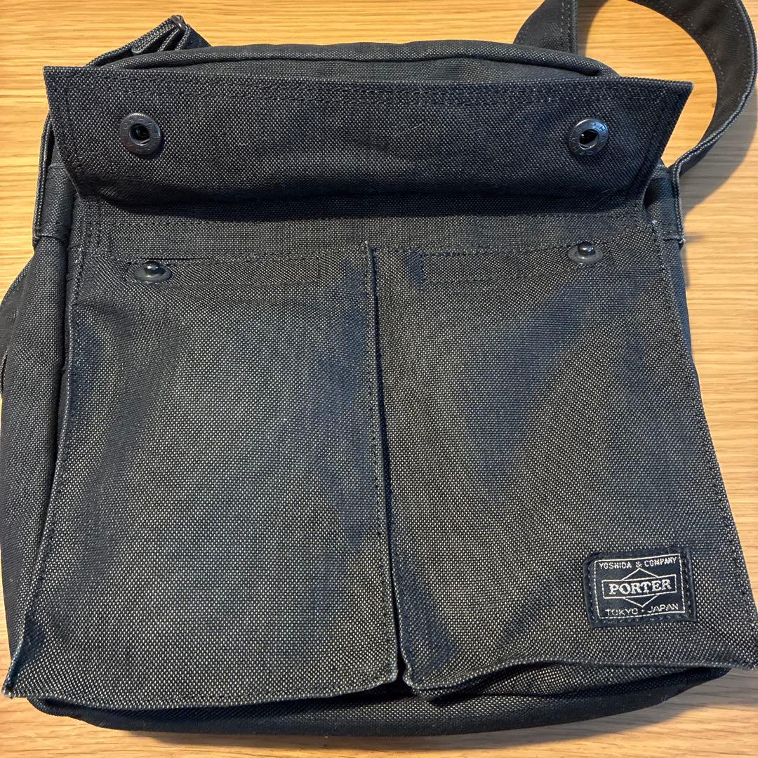 値下げ　PORTER ブラック ショルダーバッグ