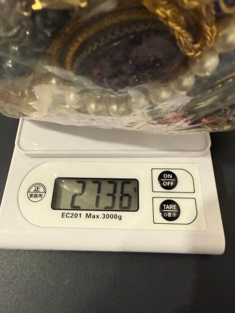 イミテーションアクセサリー 玉多め❗️ブランド有 まとめ売り 約2.7kg