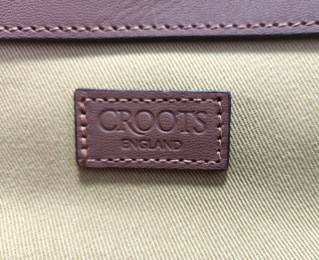 新品！CROOTS サムブラウントートバッグ ベージュ 英国製(定価65000)