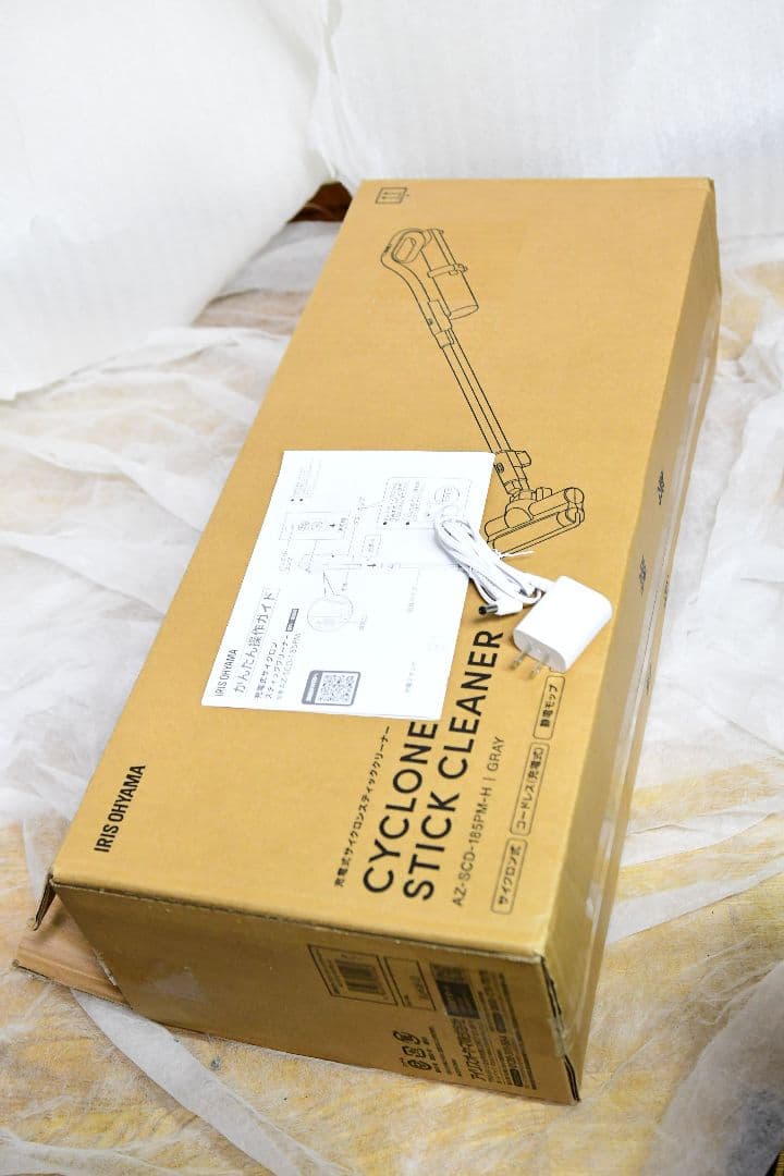 アイリスオーヤマスティッククリーナー スタンドモップAZ-SCD-185PM