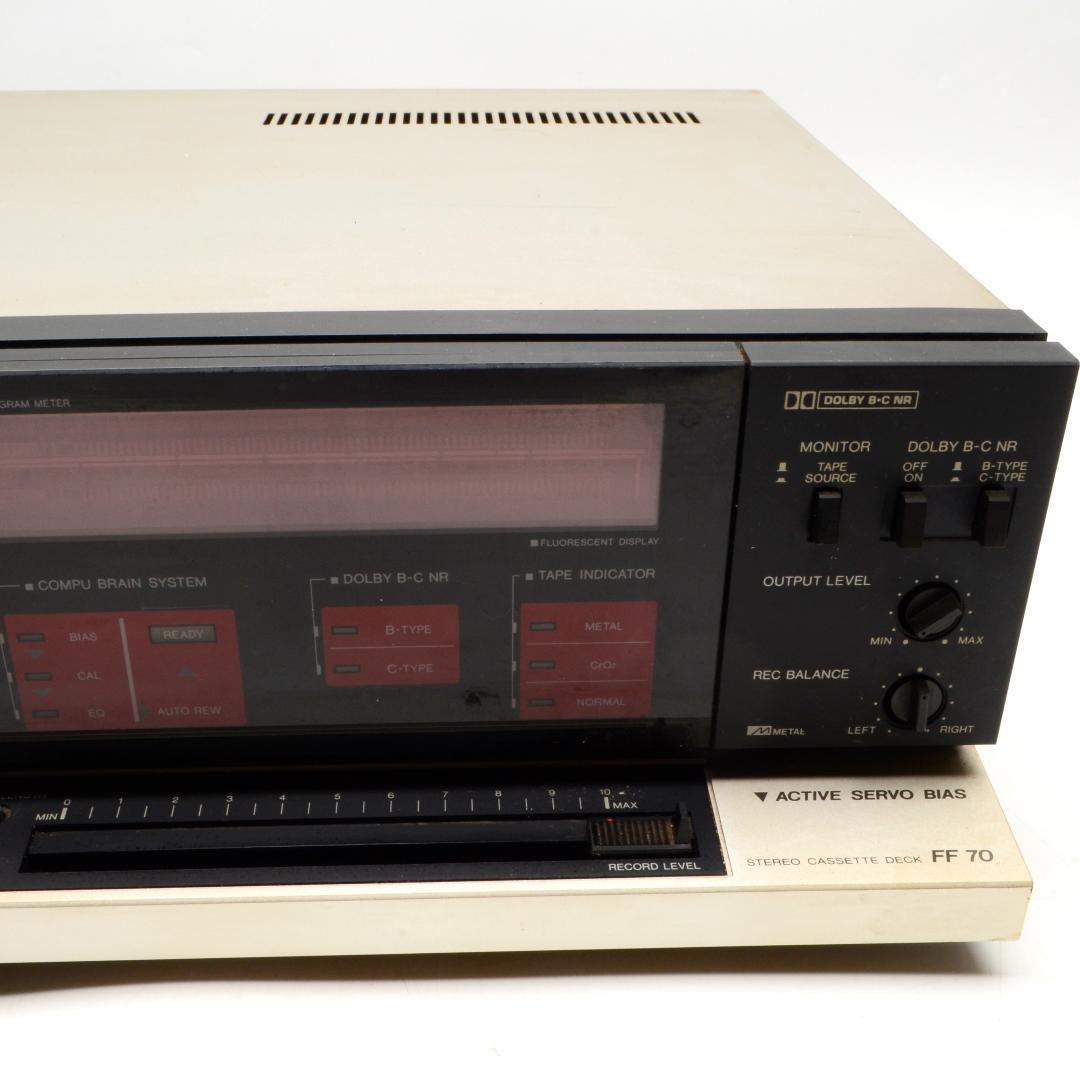 シ*ん様 AIWA　アイワ　ステレオカセットデッキ　AD-FF70　通電のみ確認