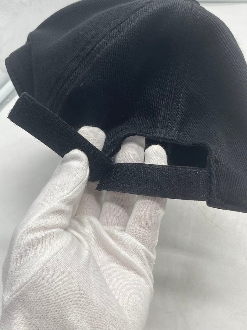【mh】miu miu ブラック ベースボールキャップ