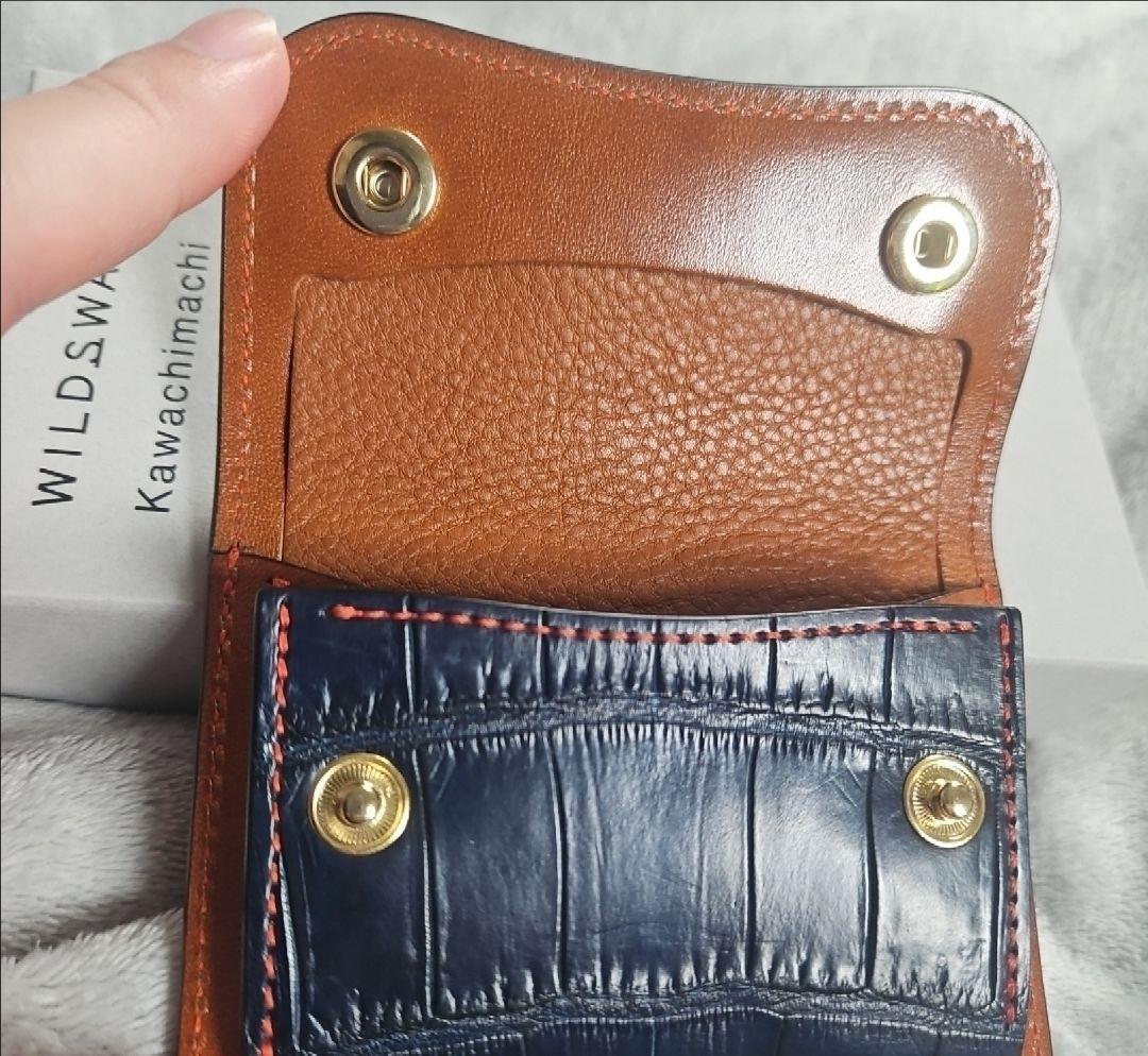 た*み様 ワイルドスワンズ タング 藍染クロコ