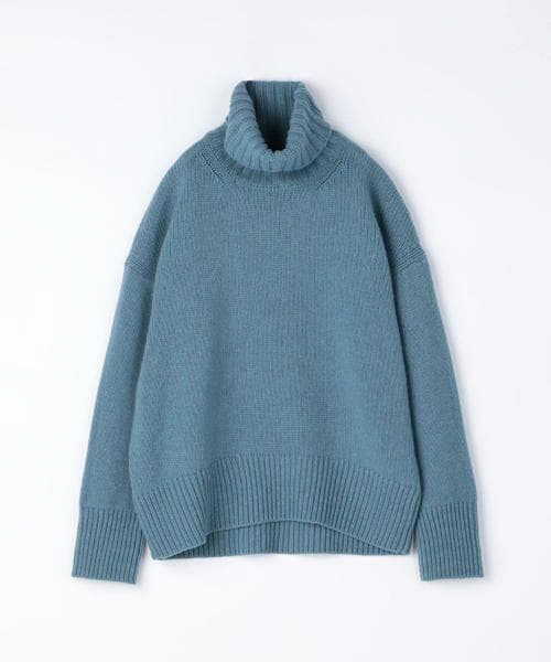 【新品・未使用】GALERIE VIEのファインウールタートルネックPO/Bl