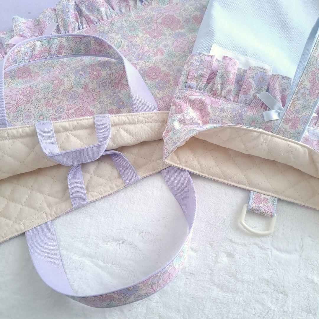 みかん ハンドメイド オーダー レッスンバッグ ランチョンマット 入園入学