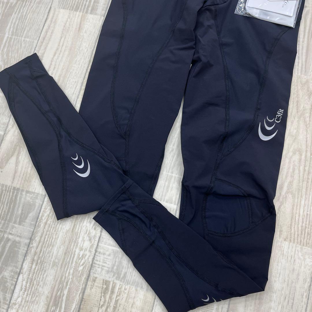 【新品】インパクトエアー ロングタイツ C3fit メンズ Lサイズ