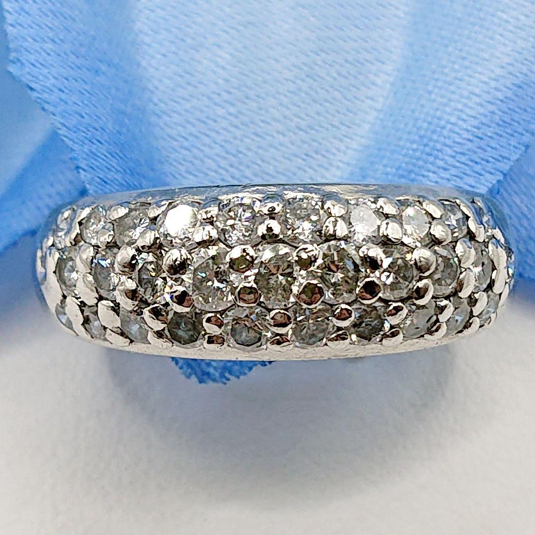 リリコ様1カラット パヴェリング 天然ダイヤモンドリング アンティークPt900