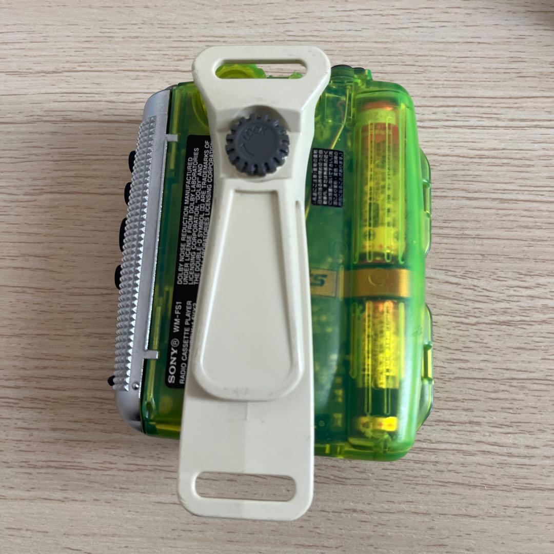 SONY カセットウォークマン WM-FS1 スケルトン★ジャンク品★