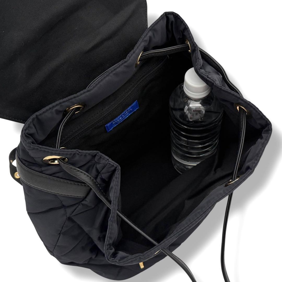 未使用級 ブルーレーベル クレストブリッジ リュック レザー × ナイロン