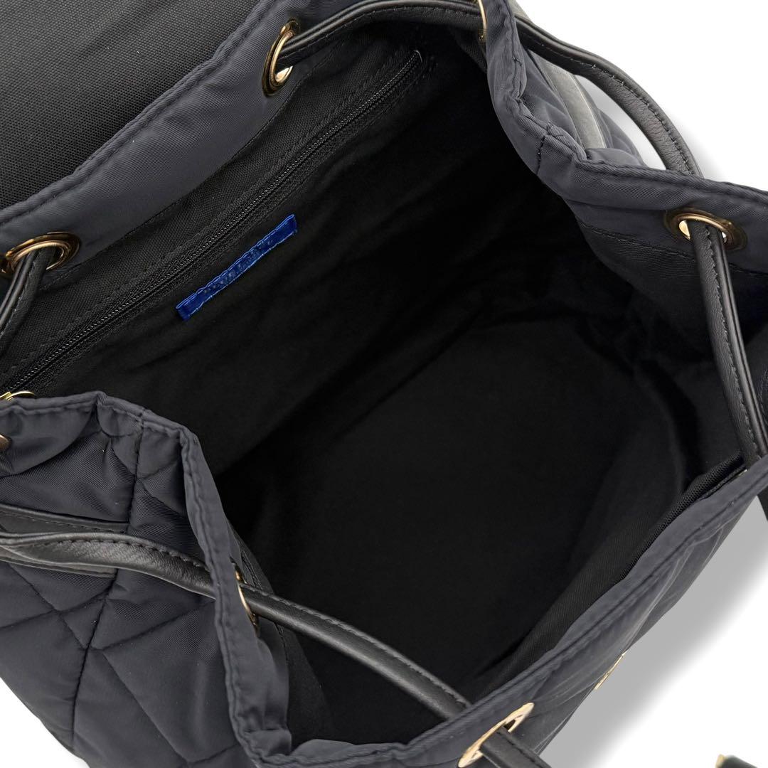 未使用級 ブルーレーベル クレストブリッジ リュック レザー × ナイロン