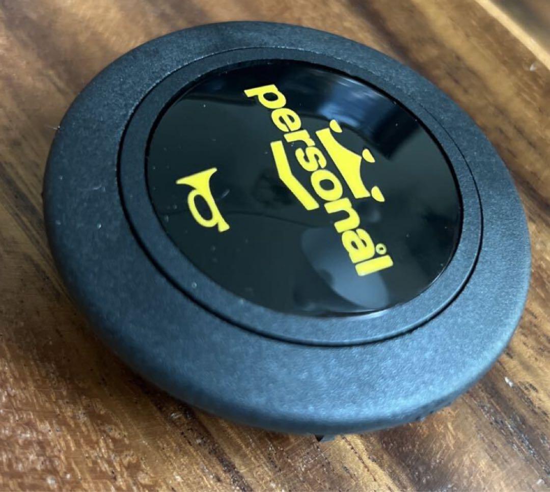 パーソナル 純正 ホーンボタン イタリア製 正規品 イエロー/ブラック