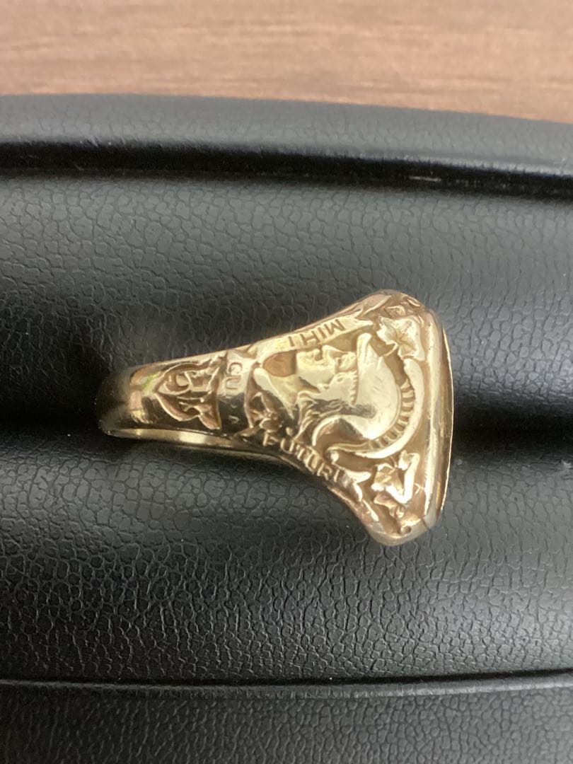 TIFFANYカレッジリング14Kビンテージ1925年製　サイズ12号程度