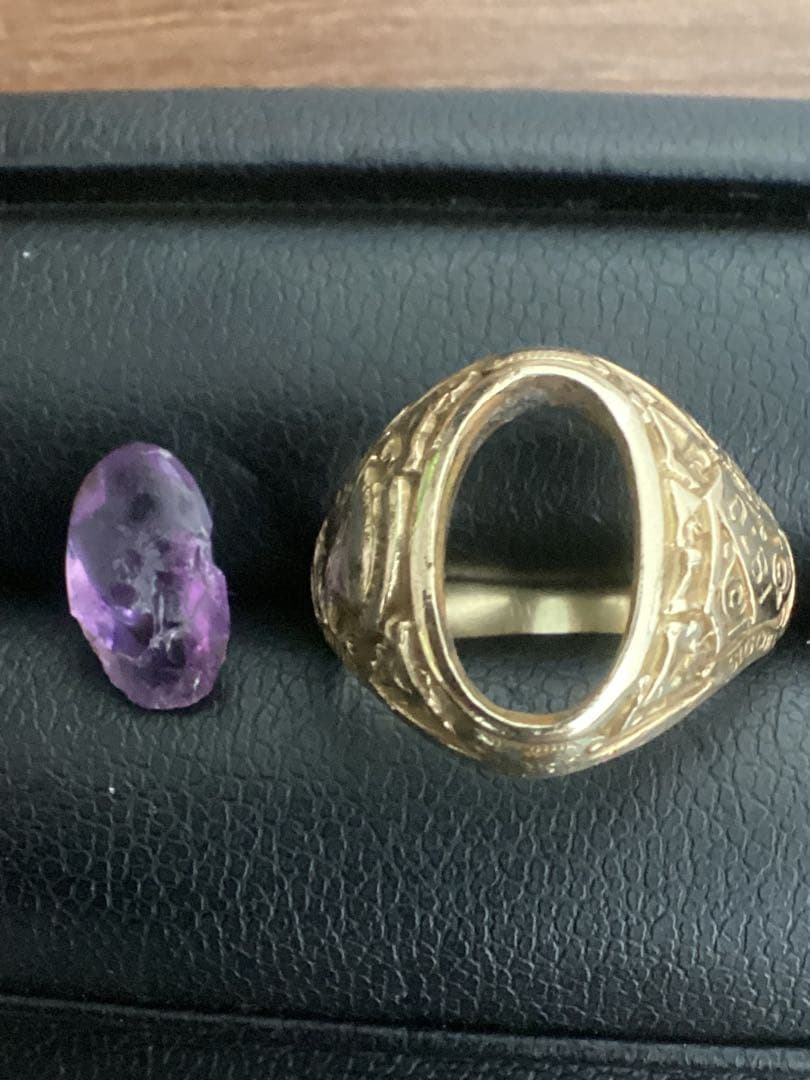 TIFFANYカレッジリング14Kビンテージ1925年製　サイズ12号程度