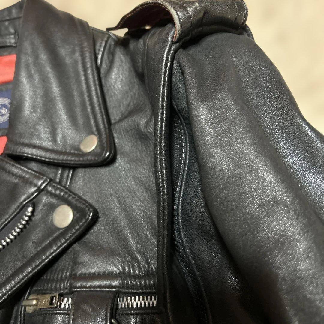 よ*か様 昭和革ジャンL横浜銀蝿キャロルクリームソーダクールスDカンブラックキャ