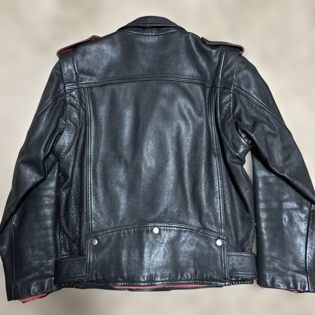 よ*か様 昭和革ジャンL横浜銀蝿キャロルクリームソーダクールスDカンブラックキャ