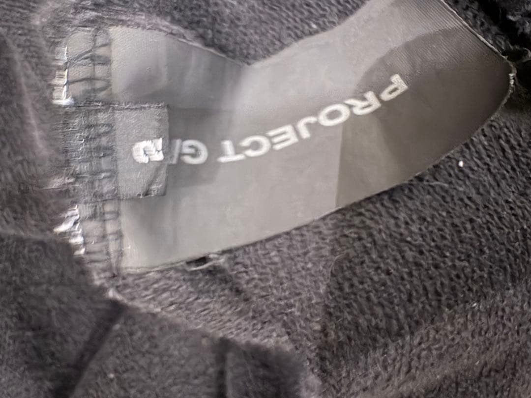 PROJECT G/R ブラック パーカー