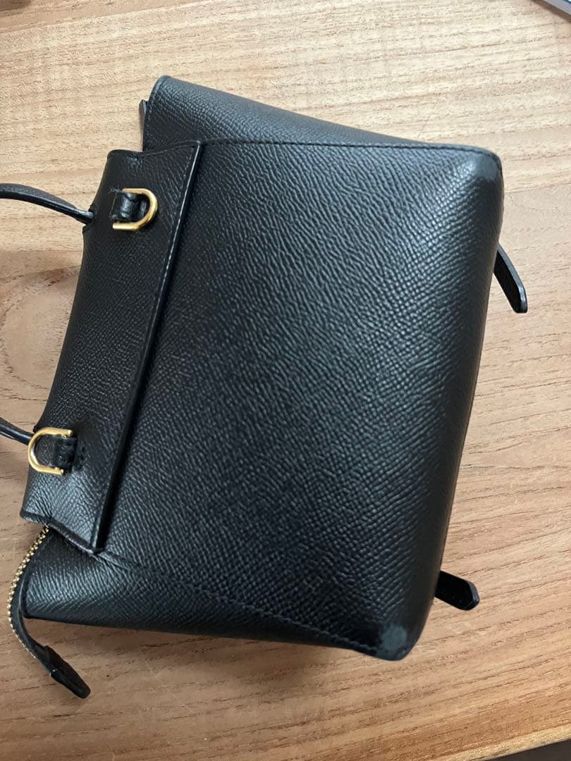 セリーヌ　ベルトバッグ　ピコ　黒