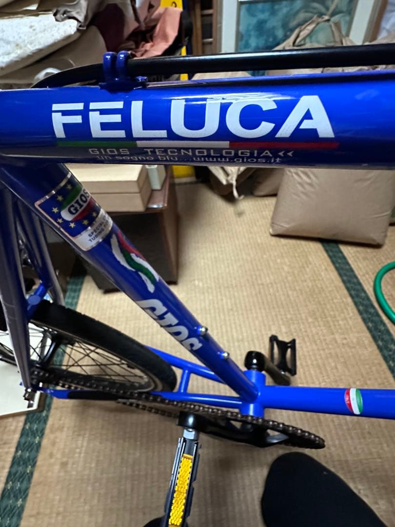 希少 GIOS ジオス クロスバイク 青 CR-MOチューブ ミニベロ