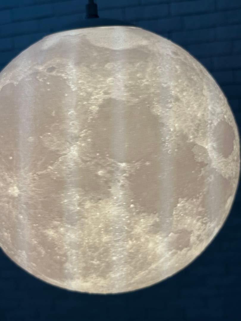 ⭐️【全国送料無料】　ペンダント　吊り下げ　ライト　月　地球　リビング　ランプ