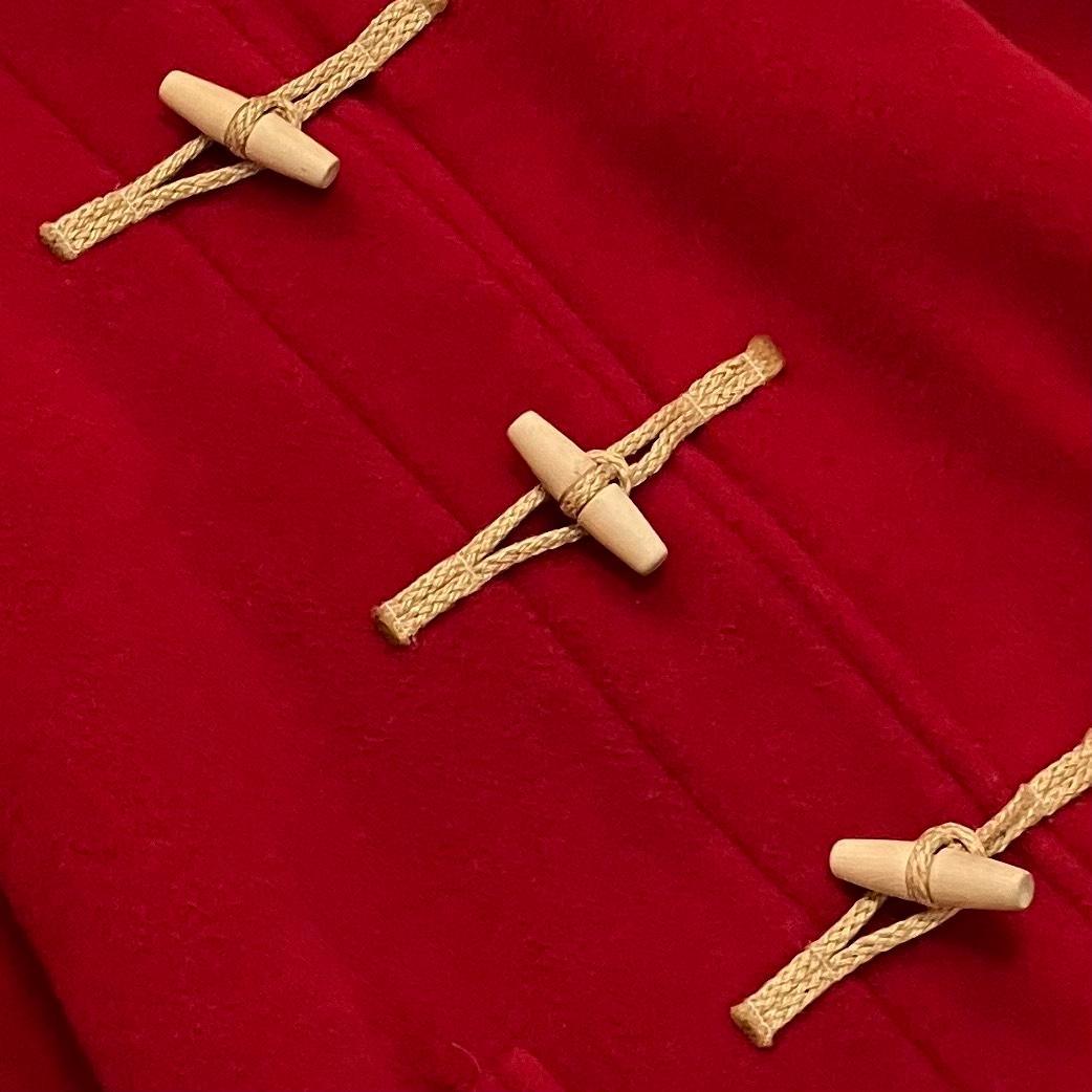 極美品✨マーガレットハウエル ダッフルコート 英国製 木製トグル レッド 赤