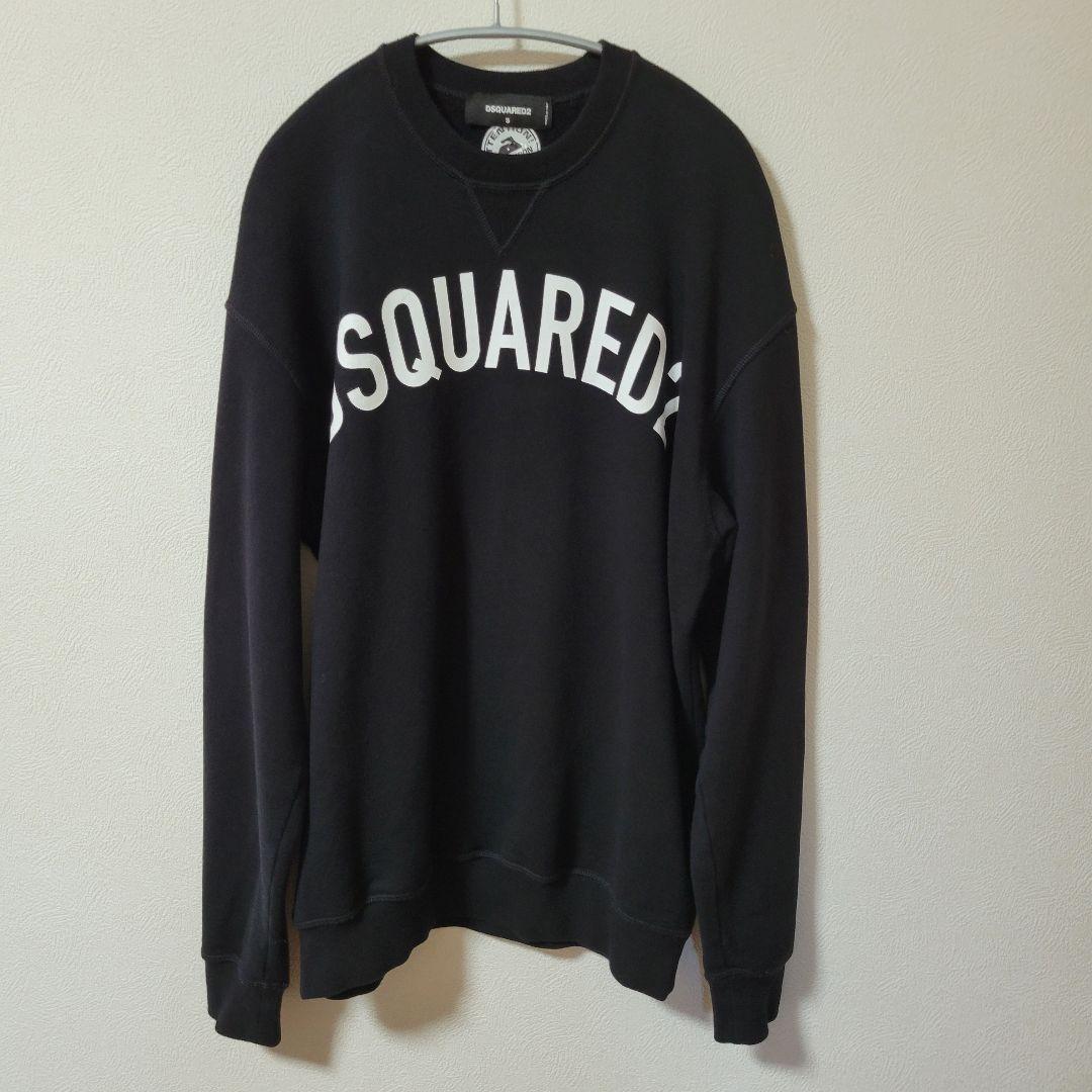 美品・DSQUARED2 ブラック スウェット トレーナー