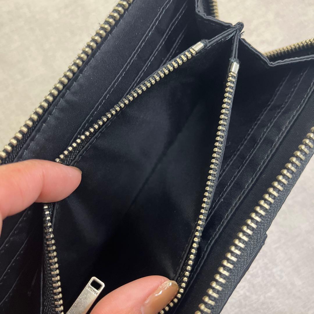 ポーター PORTER 吉田カバン 長財布 ラウンドファスナー 黒 ナイロン