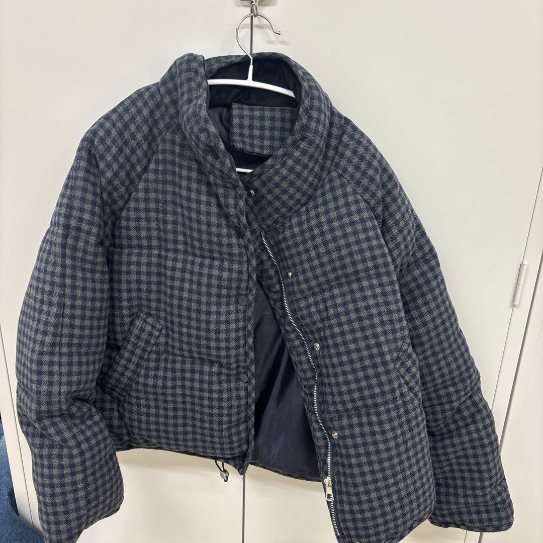 チェック柄中綿ダウンジャケット SA0094 yolo