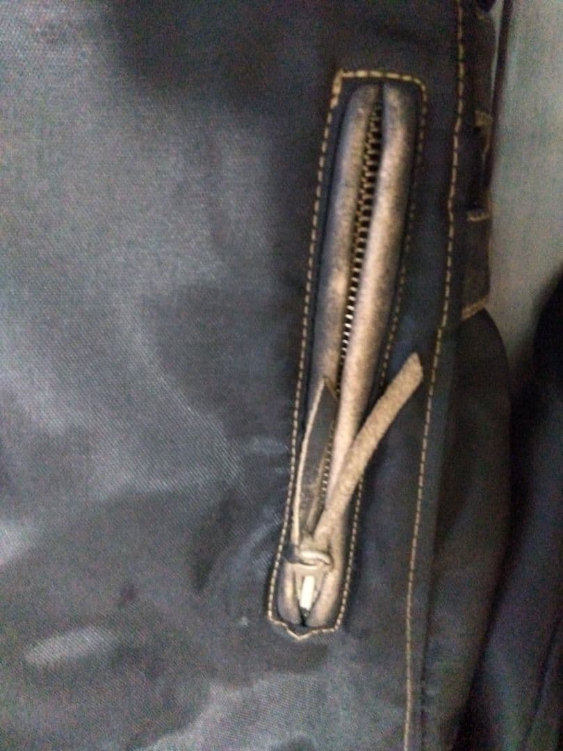 ハーレーダビッドソン　革ジャン　シングルライダース　ナイロン×革　М