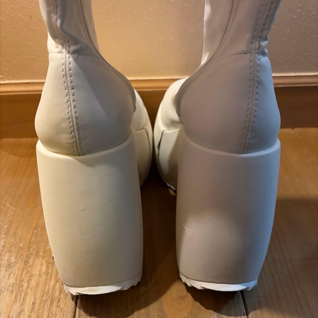 1*7様 24時間限定価格YELLOBONEPLATFORMLONGBOOTSロ