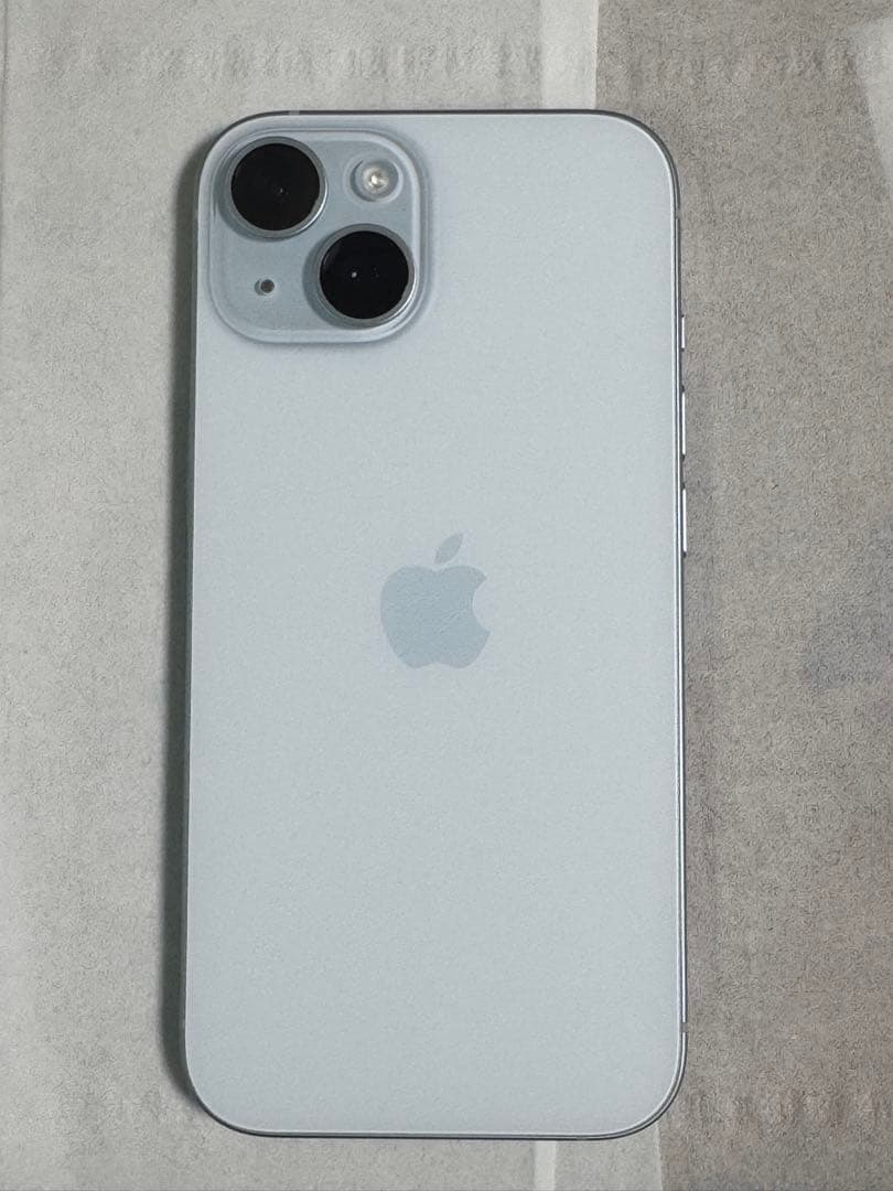 超美品　iphone15 128gb ブルー