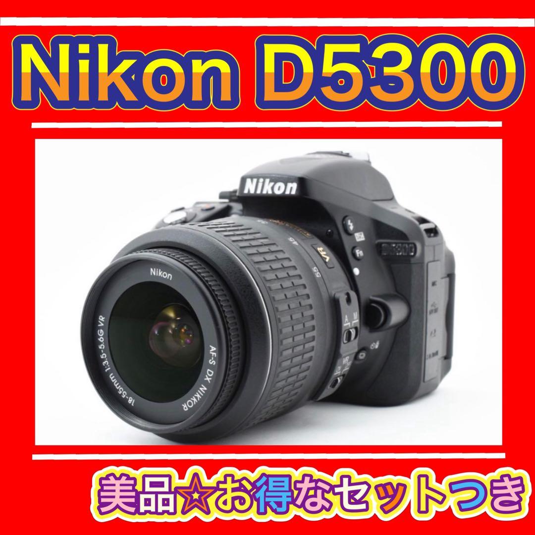 【美品】Nikon ニコン D5300　✨Wi-Fi機能搭載✨お得なセット付き✨