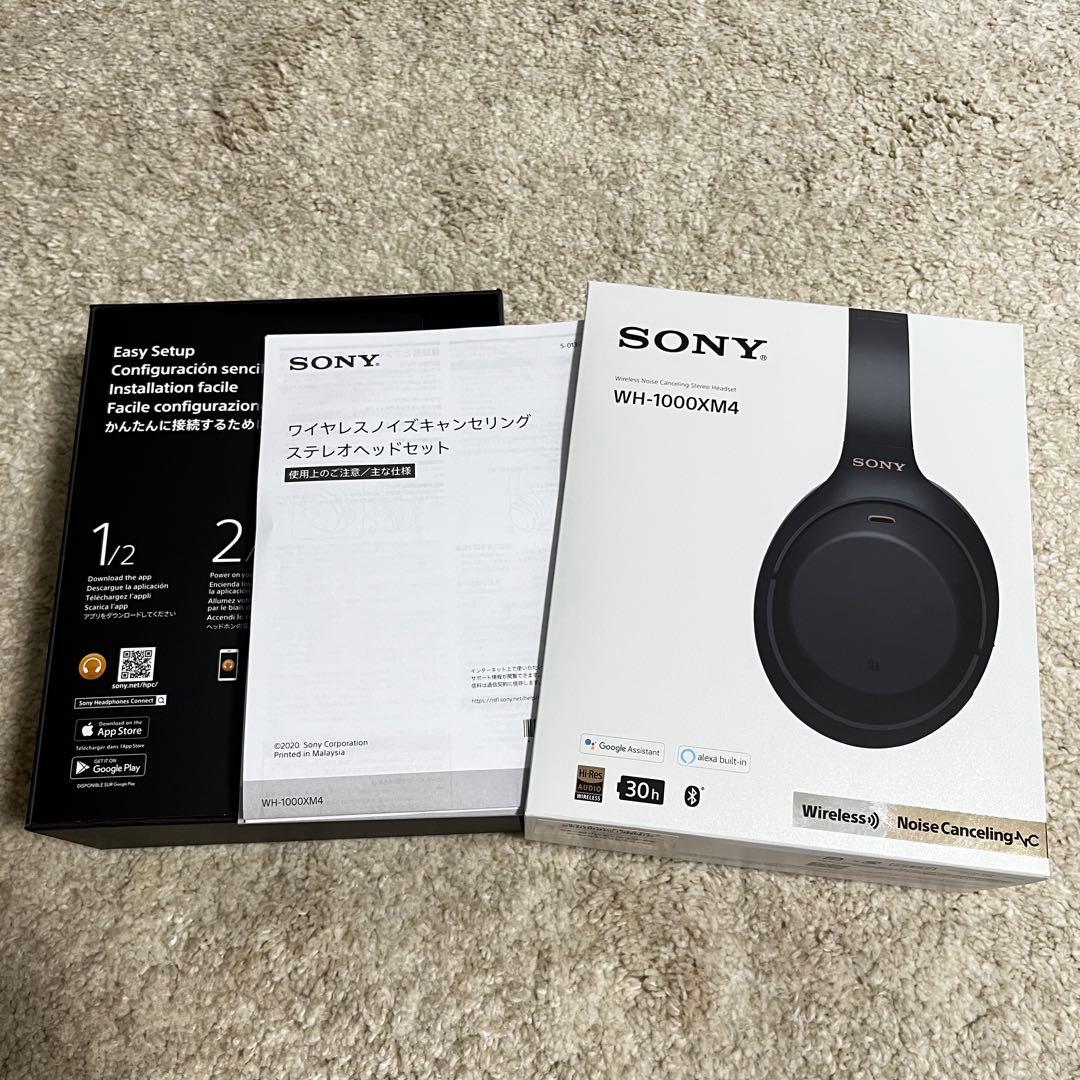 SONY WH-1000XM4 ワイヤレスヘッドホン ブラック