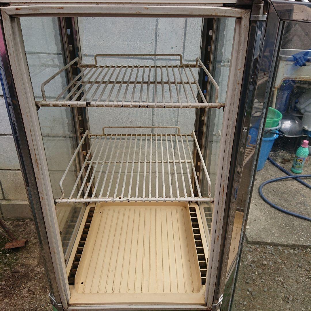 昭和レトロ らくれん牛乳 冷蔵庫 業務用 店舗用品 ガラス ショーケース