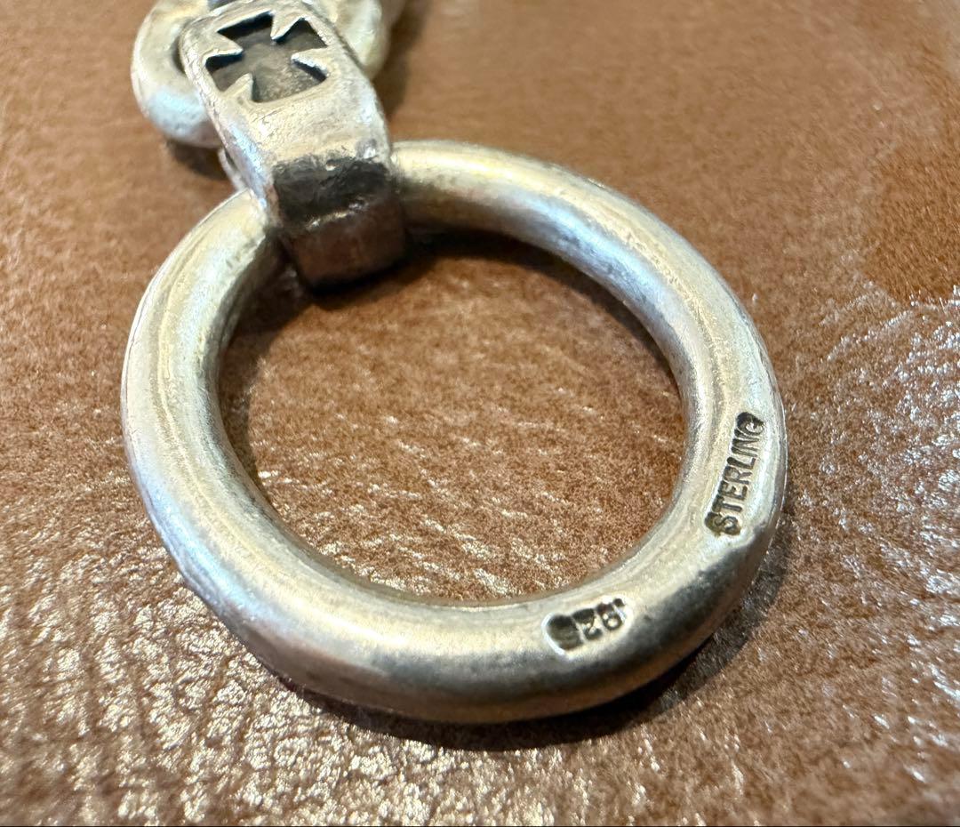 A&G社　スカルブレスレットwithクロスリンク