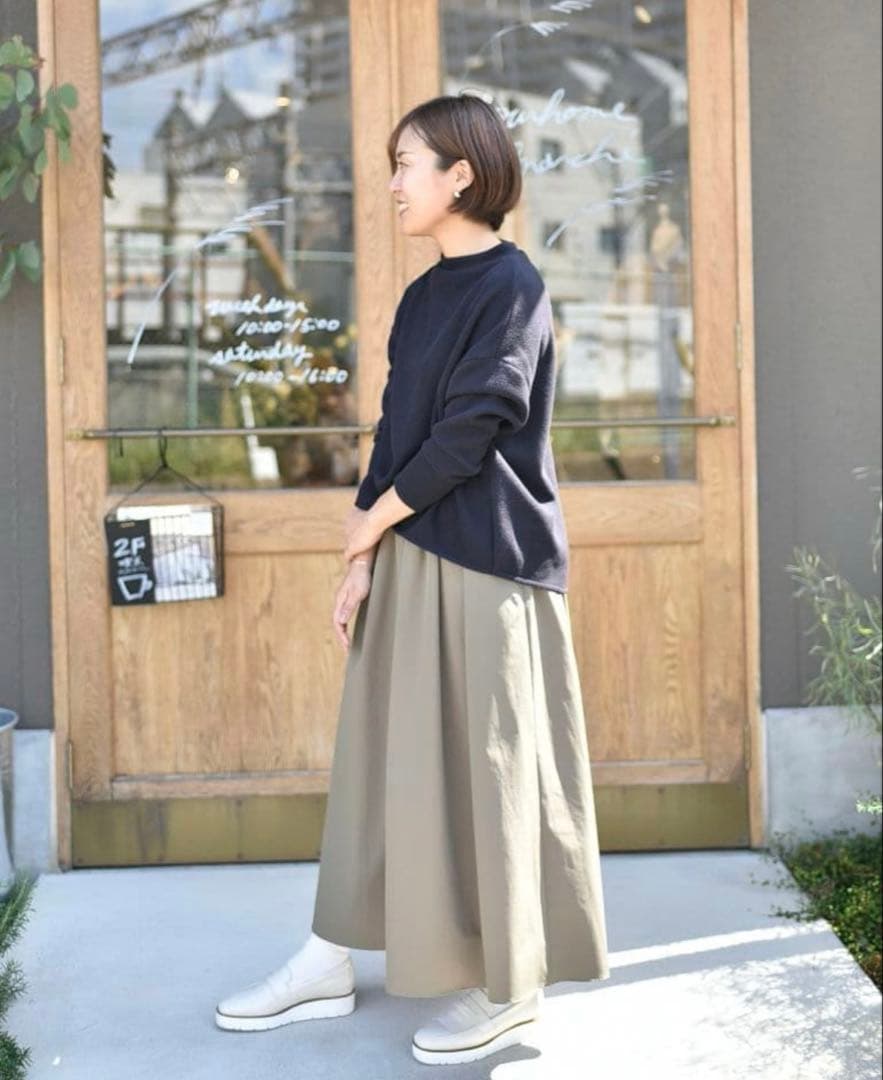 【専用】OUR アワーホーム 洗えるあったかプルオーバー ネイビー