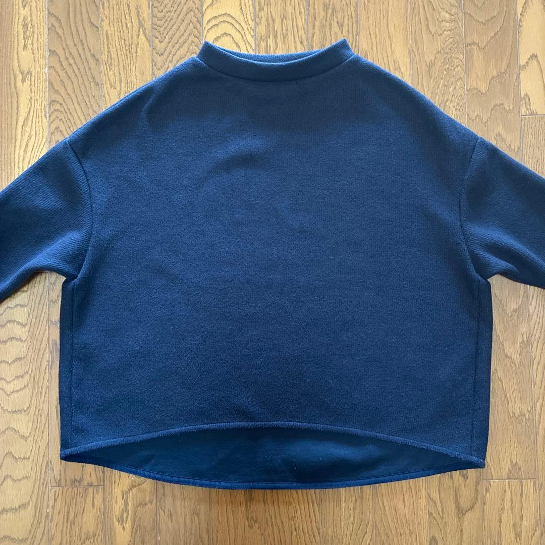 【専用】OUR アワーホーム 洗えるあったかプルオーバー ネイビー