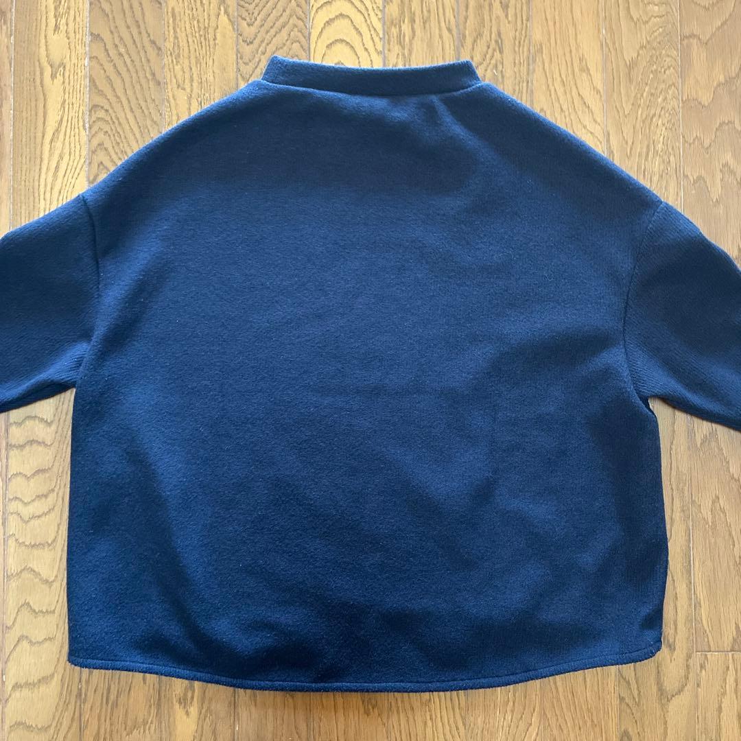 【専用】OUR アワーホーム 洗えるあったかプルオーバー ネイビー