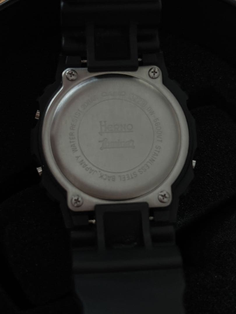 HERNO Laminar G-SHOCK デジタル腕時計 ブラック