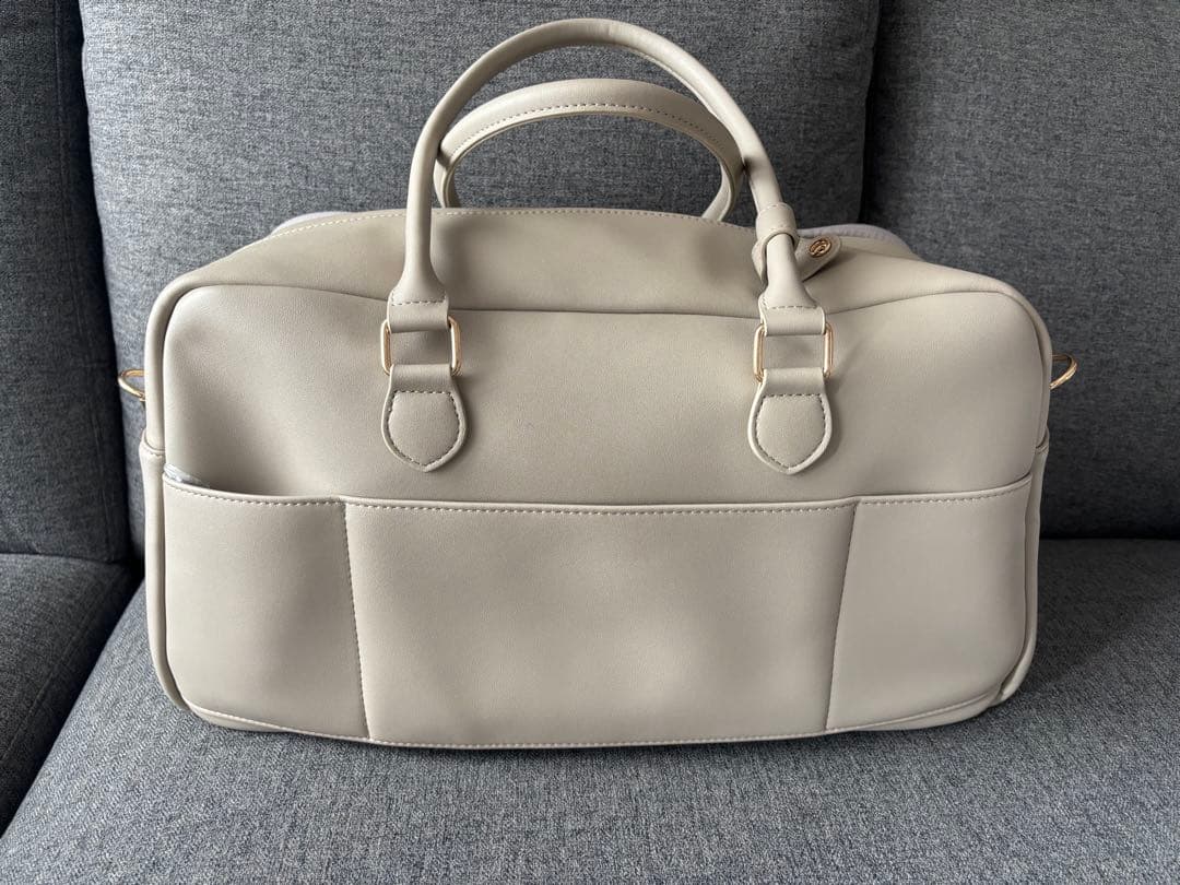 エパール3way Boston bagソフトグレージュ