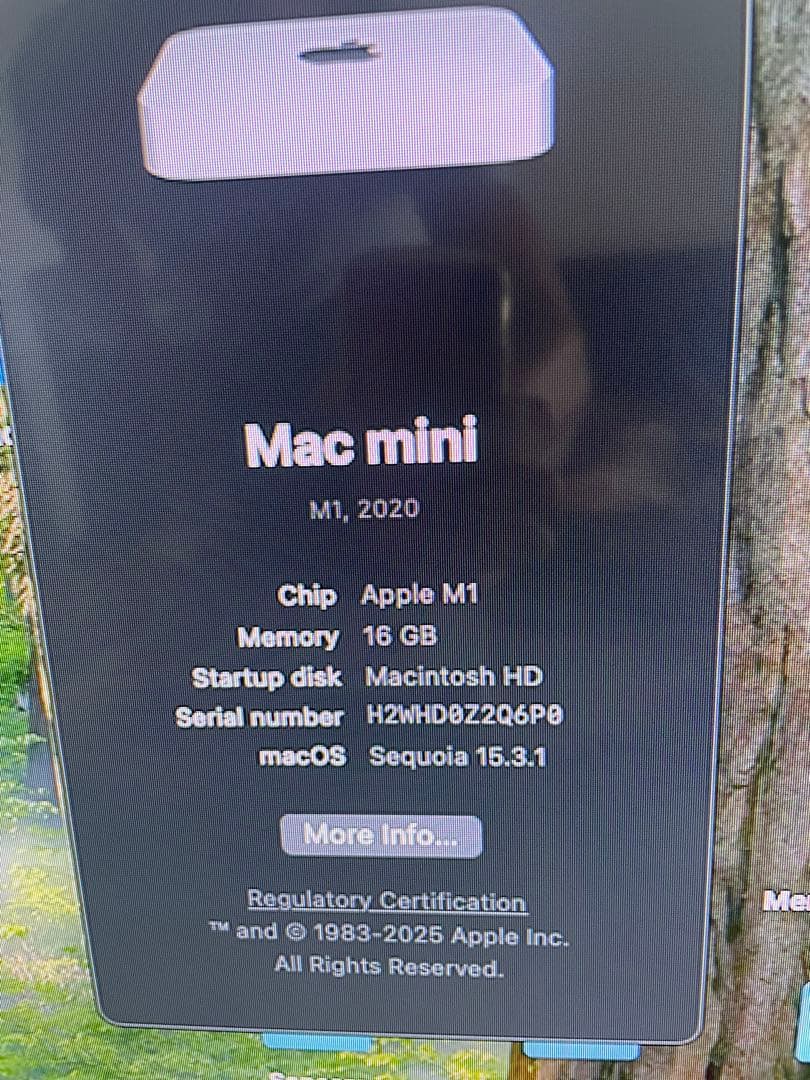 Mac mini M1（16GB / 512GB）元箱・電源ケーブル・付属品付き