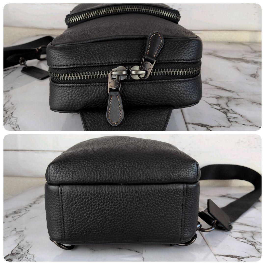 【未使用級】コーチ☆現行　ゴッサム　シボ革　斜め掛け　ボディバッグ　C5331